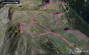 06 Tracciato dell'anello sui Monti Avaro e Foppa dai sentieri 109A-101-109 (color rosa)